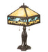 Meyda Tiffany - 176708 - Two Light Table Lamp - Camel - Craftsman Brown