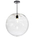 Meyda Tiffany - 195612 - One Light Pendant - Bola - Brushed Nickel