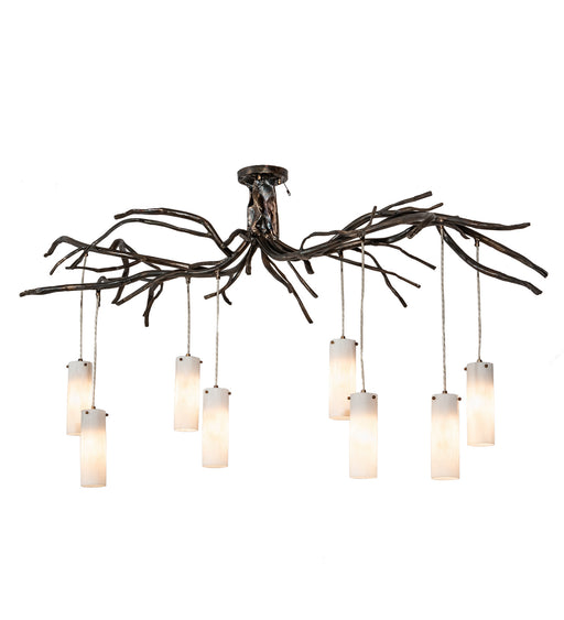 Meyda Tiffany - 200150 - Eight Light Chandelier - Winter Solstice - Antique Copper