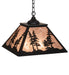Meyda Tiffany - 20903 - Two Light Pendant - Tall Pines - Bronze