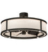 Meyda Tiffany - 210681 - LED Chandel-Air - Smythe Craftsman - Wrought Iron