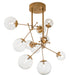 Meyda Tiffany - 210833 - Ten Light Chandelier - Bola - Custom