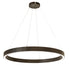Meyda Tiffany - 211037 - LED Pendant - Anillo Halo - Timeless Bronze