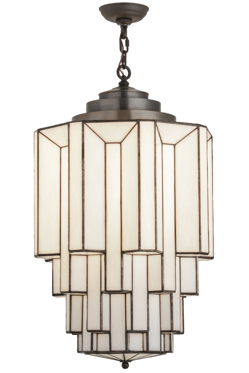 Meyda Tiffany - 212317 - One Light Pendant - Paramount - Craftsman Brown