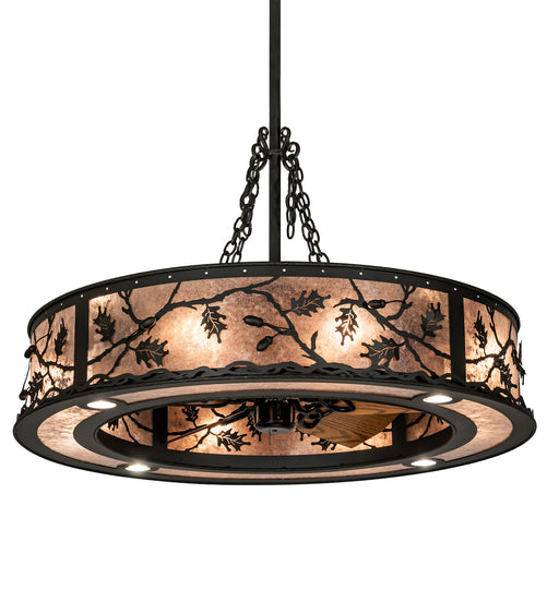 Meyda Tiffany - 212960 - Eight Light Chandel-Air - Oak Leaf & Acorn - Oil Rubbed Bronze