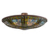Meyda Tiffany - 213351 - Six Light Semi-Flushmount - Fleur-De-Lis - Mahogany Bronze