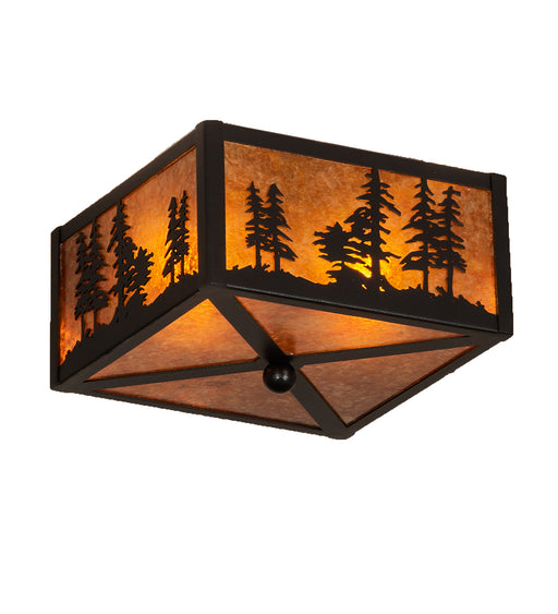 Meyda Tiffany - 213431 - Two Light Flushmount - Tall Pines