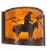 Meyda Tiffany - 213955 - One Light Wall Sconce - Cowboy - Antique Copper,Burnished