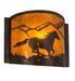 Meyda Tiffany - 213986 - One Light Wall Sconce - Running Horse - Antique Copper,Burnished