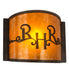 Meyda Tiffany - 213987 - One Light Wall Sconce - Ridin Hy Personalized - Antique Copper,Burnished
