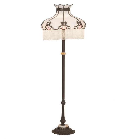 Meyda Tiffany - 214412 - Three Light Floor Lamp - Elizabeth - Mahogany Bronze