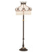 Meyda Tiffany - 214412 - Three Light Floor Lamp - Elizabeth - Mahogany Bronze