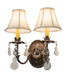 Meyda Tiffany - 214991 - Two Light Wall Sconce - Chantilly - Antique Copper