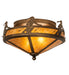 Meyda Tiffany - 215163 - Two Light Flushmount - Alpine - Antique Copper