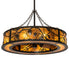 Meyda Tiffany - 215528 - Eight Light Chandel-Air - Whispering Pines - Timeless Bronze