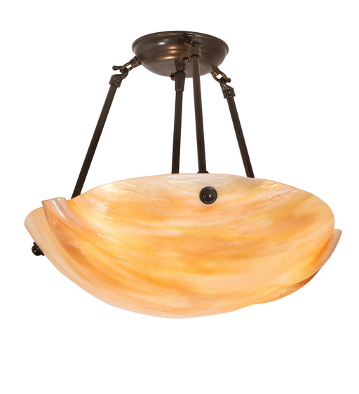 Meyda Tiffany - 215806 - Three Light Semi-Flushmount - Metro