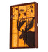 Meyda Tiffany - 216919 - Window - Moose - Red Rust
