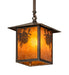 Meyda Tiffany - 62030 - One Light Pendant - Seneca - Craftsman Brown