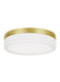 Tech Lighting - 700CQLR-LED - LED Ceiling Mount - Cirque - Aged Brass