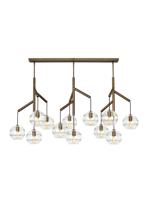 Tech Lighting - 700SDNMPL3CR-LED927 - LED Chandelier - Sedona - Aged Brass