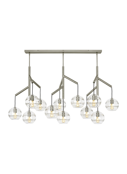 Tech Lighting - 700SDNMPL3CS - Chandelier - Sedona - Satin Nickel