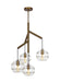 Tech Lighting - 700SDNMPR1CR - Chandelier - Sedona - Aged Brass