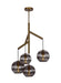 Tech Lighting - 700SDNMPR1KR-LED927 - LED Chandelier - Sedona - Aged Brass