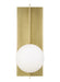 Tech Lighting - 700WSOBLR-LED930 - LED Wall Sconce - Orbel - Aged Brass