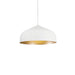 Kuzco Lighting - 49117-WH/GD - One Light Pendant - Helena - White/Gold