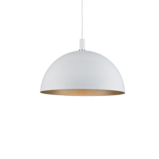 Kuzco Lighting - 492332-WH/GD - One Light Pendant - Archibald - White / Gold