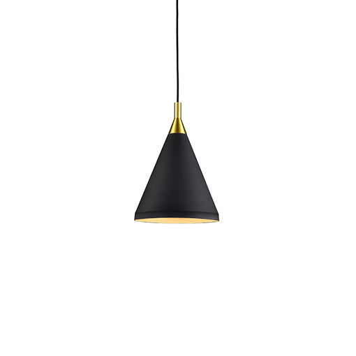 Kuzco Lighting - 492710-BK/GD - One Light Pendant - Dorothy - Black / Gold