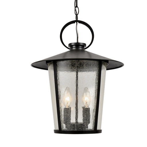 Crystorama - AND-9204-SD-MK - Four Light Outdoor Chandelier - Andover - Matte Black