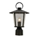 Crystorama - AND-9207-SD-MK - One Light Outdoor Lantern Post - Andover - Matte Black