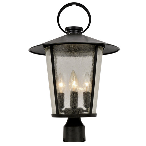 Crystorama - AND-9209-SD-MK - Four Light Outdoor Lantern Post - Andover - Matte Black