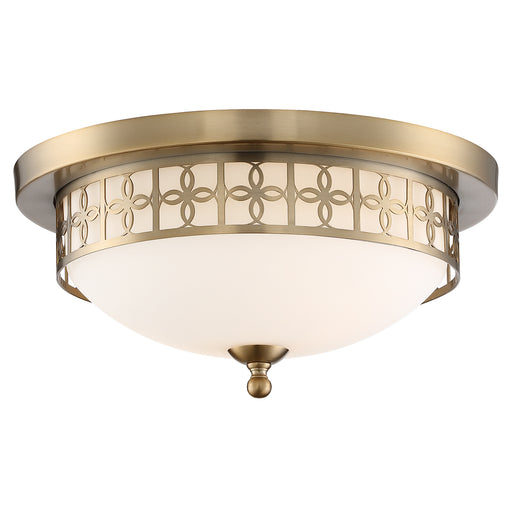 Crystorama - ANN-2103-VG - Two Light Ceiling Mount - Anniversary - Vibrant Gold