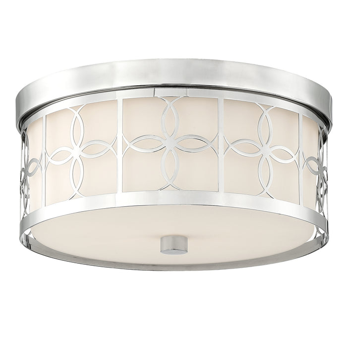 Crystorama - ANN-2105-PN - Two Light Ceiling Mount - Anniversary - Polished Nickel