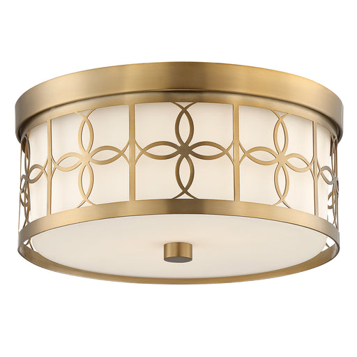 Crystorama - ANN-2105-VG - Two Light Ceiling Mount - Anniversary - Vibrant Gold