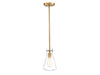Meridian - M70063NB - One Light Pendant - Mpend - Natural Brass