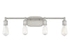 Meridian - M80013BN - Four Light Bath Bar - Mbath - Brushed Nickel