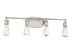 Meridian - M80013BN - Four Light Bath Bar - Mbath - Brushed Nickel