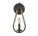 Meridian - M90002RN - One Light Wall Sconce - Mscon - Rusty Nail with Rope