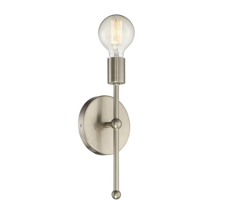 Meridian - M90005-SN - One Light Wall Sconce - Mscon - Satin Nickel