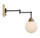 Meridian - M90006-79 - One Light Wall Sconce - Mscon - Oiled Rubbed bronze with Brass
