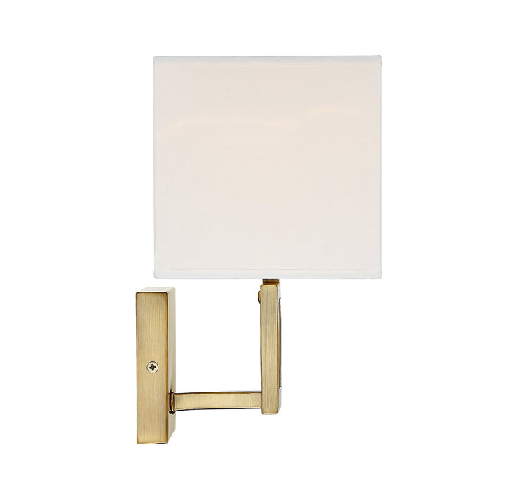 Meridian - M90009NB - One Light Wall Sconce - Mscon - Natural Brass