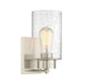 Meridian - M90013BN - One Light Wall Sconce - Mscon - Brushed Nickel