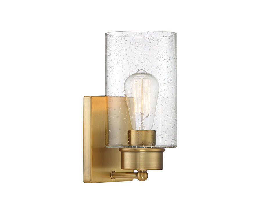 Meridian - M90013NB - One Light Wall Sconce - Mscon - Natural Brass