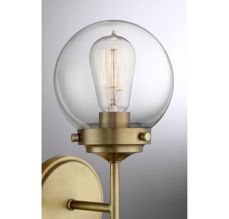Meridian - M90025NB - One Light Wall Sconce - Mscon - Natural Brass