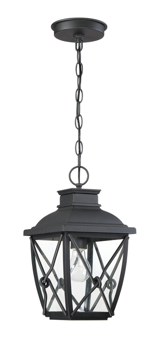 Designers Fountain - 34834-BK - One Light Hanging Lantern - Belmont - Black