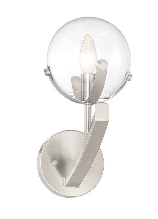 Designers Fountain - 93801-SP - One Light Wall Sconce - Spyglass - Satin Platinum