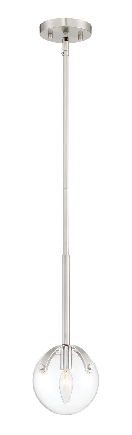Designers Fountain - 93830-SP - One Light Mini Pendant - Spyglass - Satin Platinum
